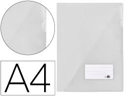 BOLSA DOSSIER A4 POLIPROPILENO INCOLOR *42982