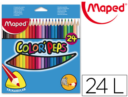 LAPIS COLOR PEPS MAPED CX C/24 UNIDADES- 43249