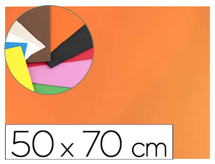 FOLHA BORRACHA 50X70CM LARANJA – 43361