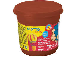 SUPER PASTA MODELAR 220GR GIOTTO BE-BÉ CASTANHO