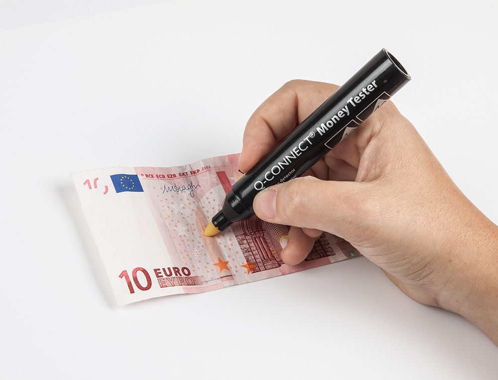 MARCADOR Q-CONNECT DETETOR NOTAS FALSAS*48164