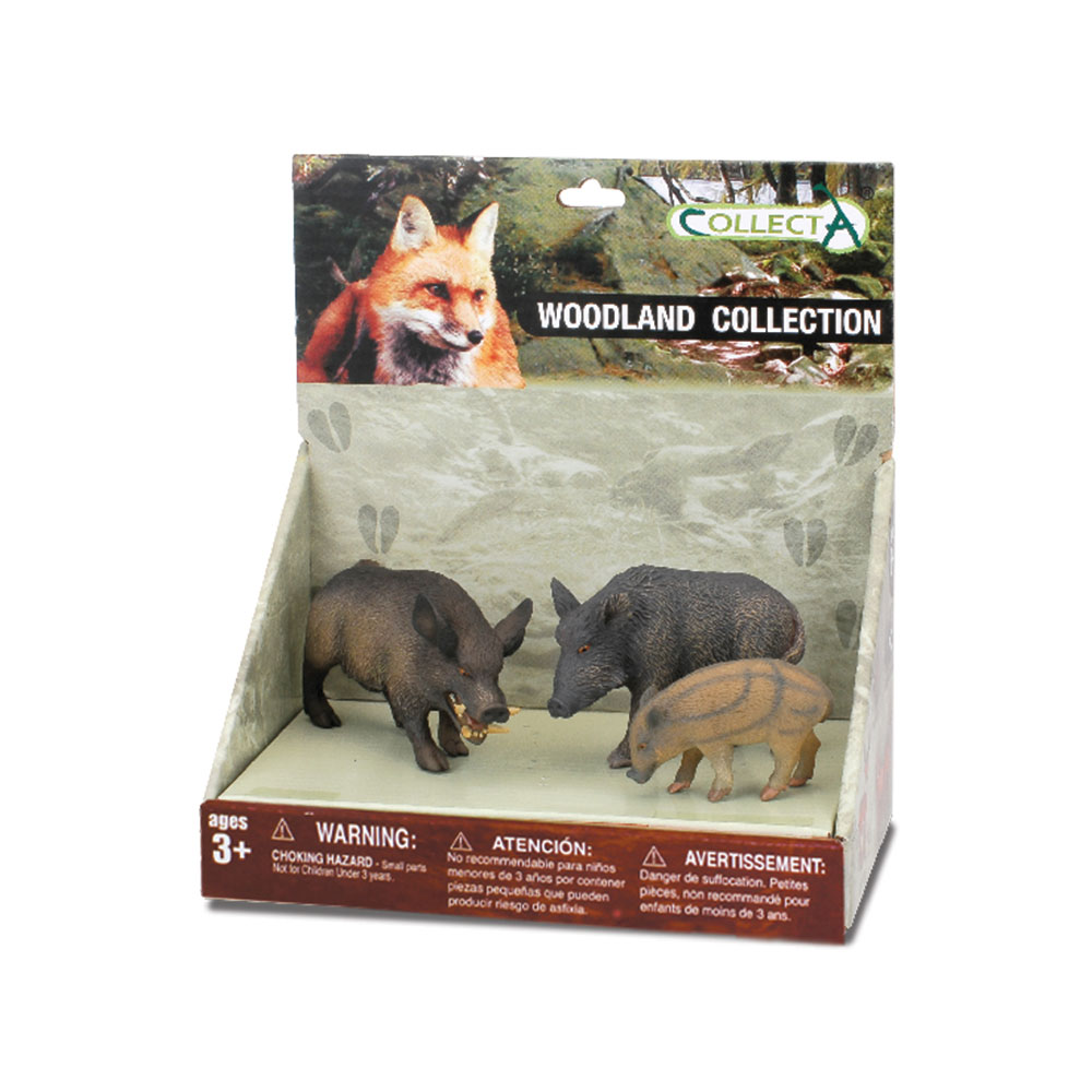 COLLECTA SET 3 PORCOS SELVAGENS