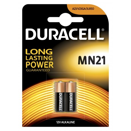 Pilhas Duracell 3LR50B2 MN21 12V Pack 2un. A23/3LR50/V23GA
