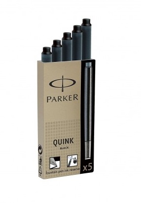 PARKER CARTUCHO TINTA QUINK CX.5 PRETO – K039