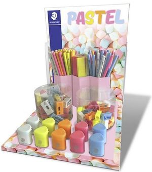 AFIA STAEDTLER PLASTICO SIMPLES CORES PASTEIS