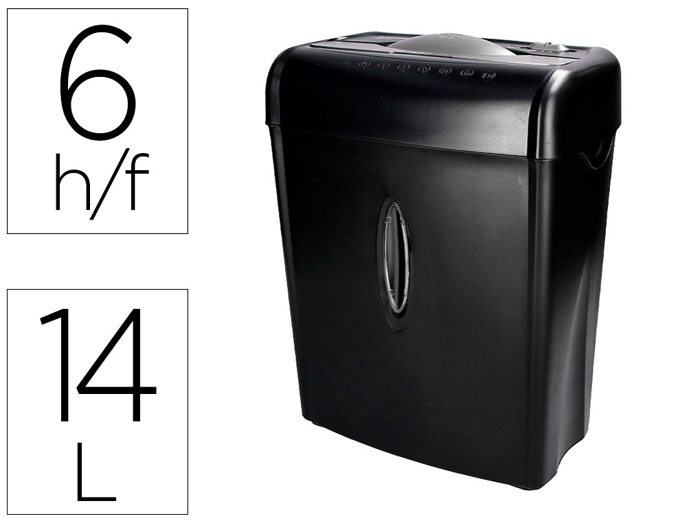 DESTRUIDORA PAPEL Q-CONNECT CAP. 6FLH. – 54988