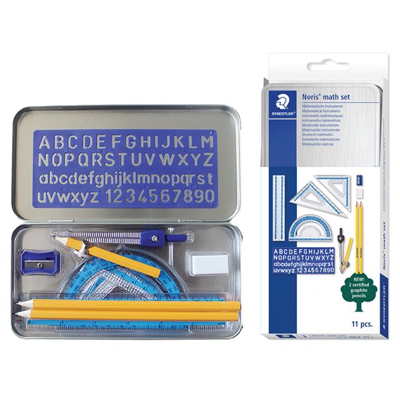 STAEDTLER SET MATEMATICA NORIS 11PCS – 557-11