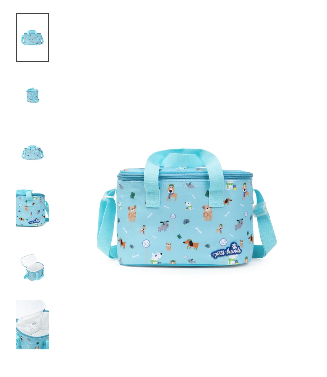 SACO LANCHE DOG PERSON BLUE 24×16,5×16