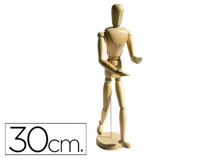BONECO PINTURA ARTIST EM MADEIRA DE 30 CM – 57251
