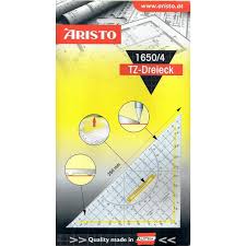 ESQUADRO ARISTO GEOTEC 45º/25CM C/PEGA – A16504