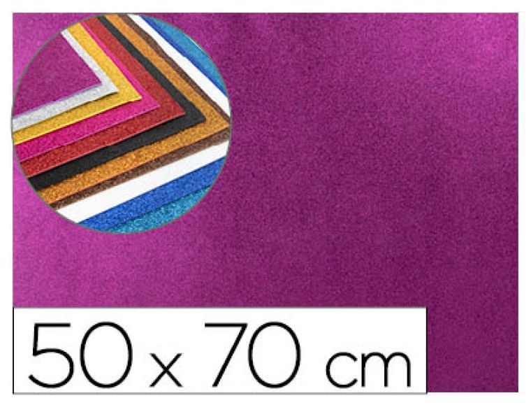 FOLHA BORRACHA 50X70CM VIOLETA PURPURINA – 58661