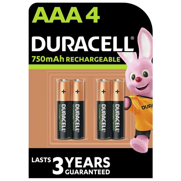 PILHA DURACELL RECARREGAVEL AAA  BLISTER DE 4 *59565