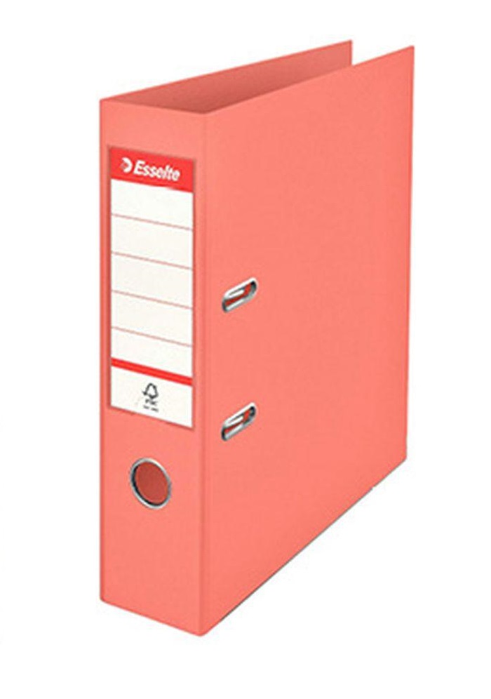 PASTA ARQ.ESSELTE ICE PP DIN A4 LOMB.75MM PESSEGO