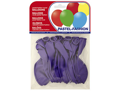 BALOES LILAS PASTEL BOLSA C/20 UNIDADES – 63222