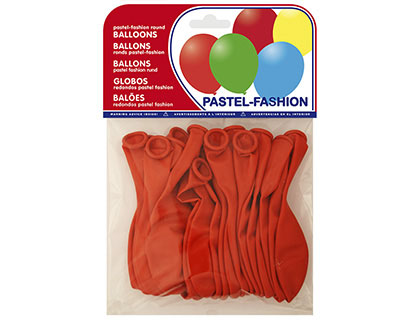 BALOES VERMELHOS PASTEL BOLSA C/20 UNIDADES – 63225