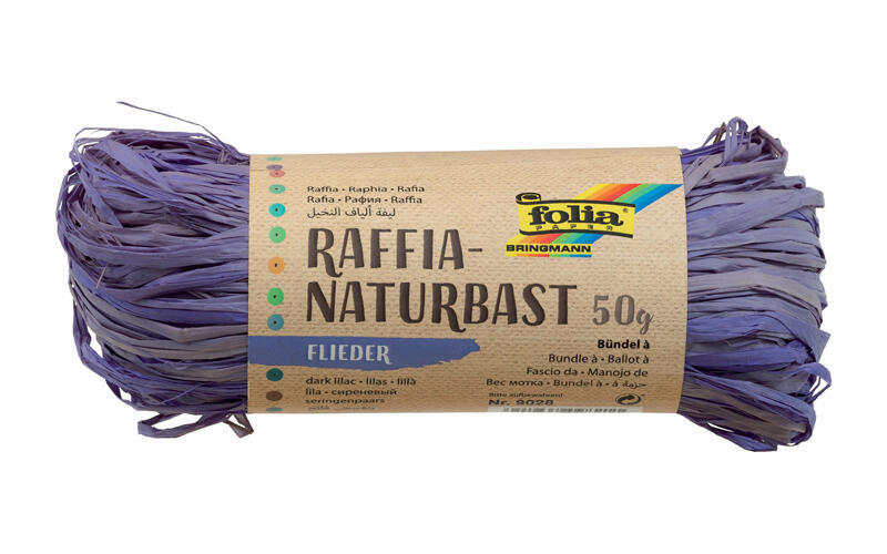 RAFIA ARTIFICIAL FOLIA 50G ROXO 28