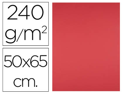 CARTOLINA 240G/50X65 VERMELHO