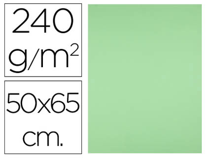 CARTOLINA 240G/50X65 VERDE PISTACHO