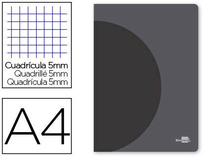 CAD 360 CAPA PLASTICA AGF A4 48F/90G QUAD. PRETO