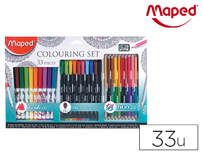 KIT MAPED DESENHO MANDALAS 33 PECAS – 67814