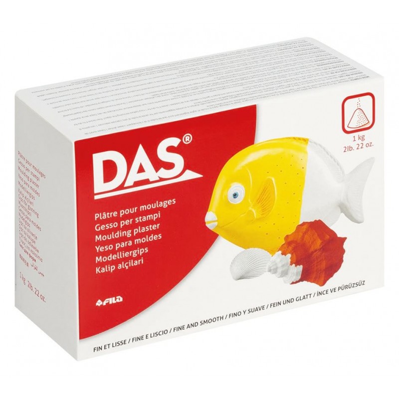 DAS GESSO P/A MODELAR 1KG. BRANCO – 688300