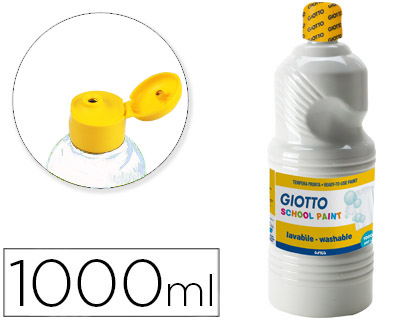 GUACHE GIOTTO 1LT BRANCO / FRASCO – 73606