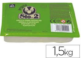 ARGILA / BARRO SIO-2 EMB.1,5KG BRANCA – 75003