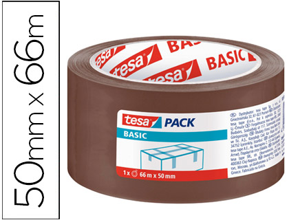 FITA ADESIVA TESA BASIC CASTANHA 50X66 * 78075