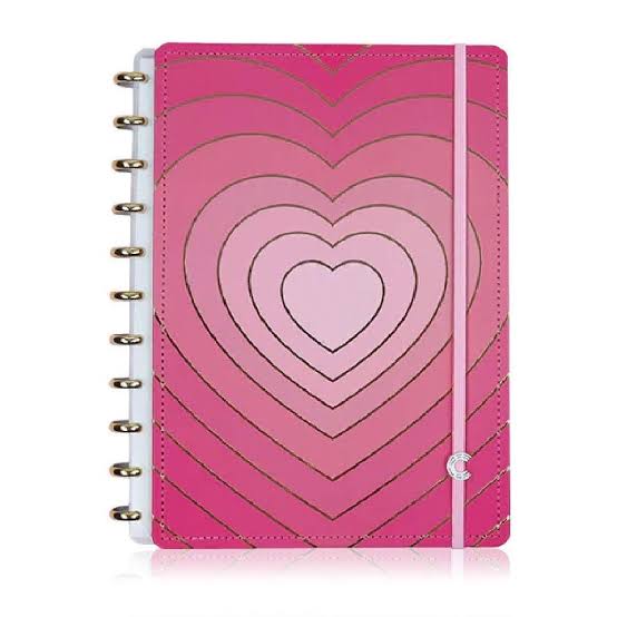 CADERNO INTELIGENTE GRANDE LOVE GOLDEN LOVE
