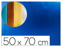 FOLHA BORRACHA 50X70CM 2MM AZUL METALIZADA – 79225