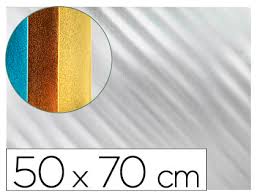 FOLHA BORRACHA 50X70CM 2MM PRATA METALIZADA – 79229