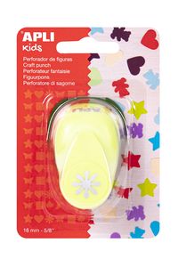 FURADOR APLI P/PAPEL FIGURAS FLOR VERDE 16MM