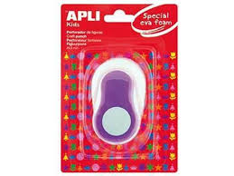 FURADOR APLI PAPEL E BORRACHA EVA REDONDO ROXA 25,4MM