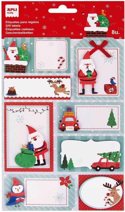ETIQUETAS ADESIVAS APLI PAI NATAL