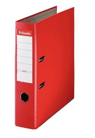 PASTA ARQ.ESSELTE PVC/PAP A4 L75 ENCARNADA 42309