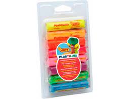 JOVI PLASTICINA VEGETAL CX.C/ 8 NEON – ART.28F