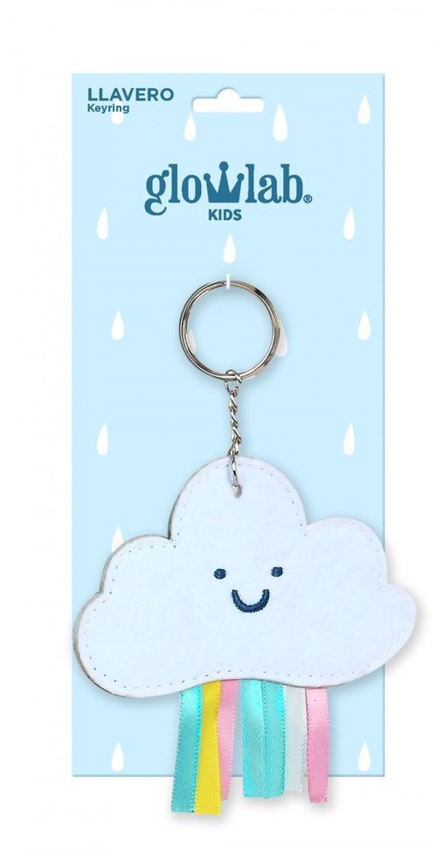 CHAVEIRO GLOWLAB KIDS NUBE 3X8CM