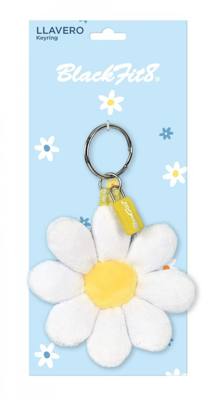 CHAVEIRO BLACKFIT8 DAISIES 3X8CM