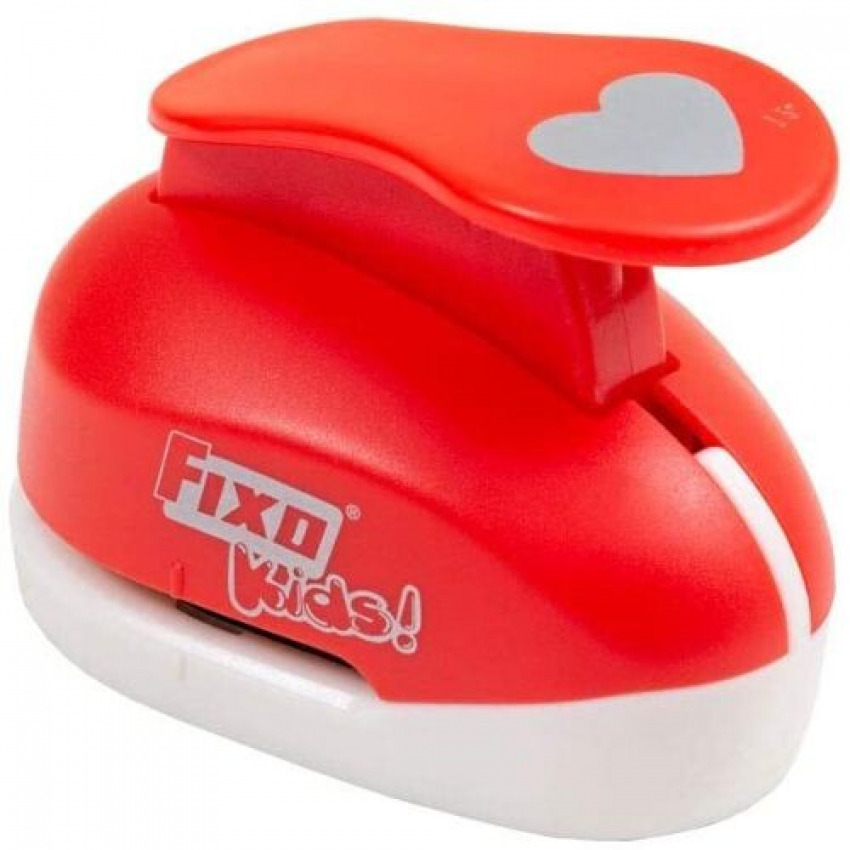 FURADOR FIXO P/BORRACHA EVA 25MM CORAÇÃO