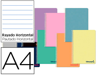 CADERNO ESPIRAL LIDERP. A4 WONDER 90F 90G PAUT.- 08932