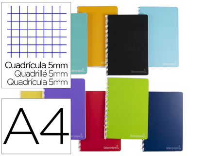 CADERNO ESPIRAL LIDERP. A4 MICRO WITTY 140F 75G QUAD.- 09771