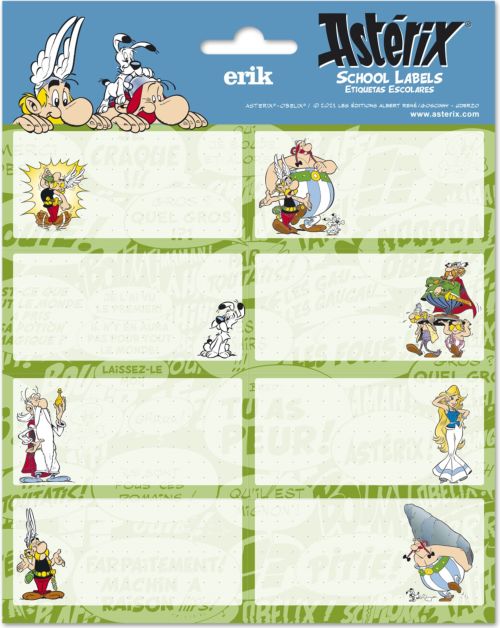 ETIQUETAS ADESIVAS ASTERIX E OBELIX