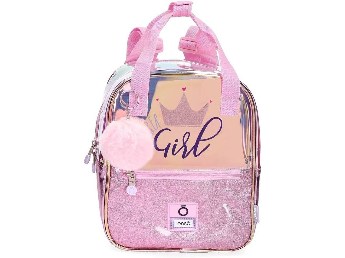 MOCHILA INFANTÁRIO ENSO SUPER GIRL 27CM