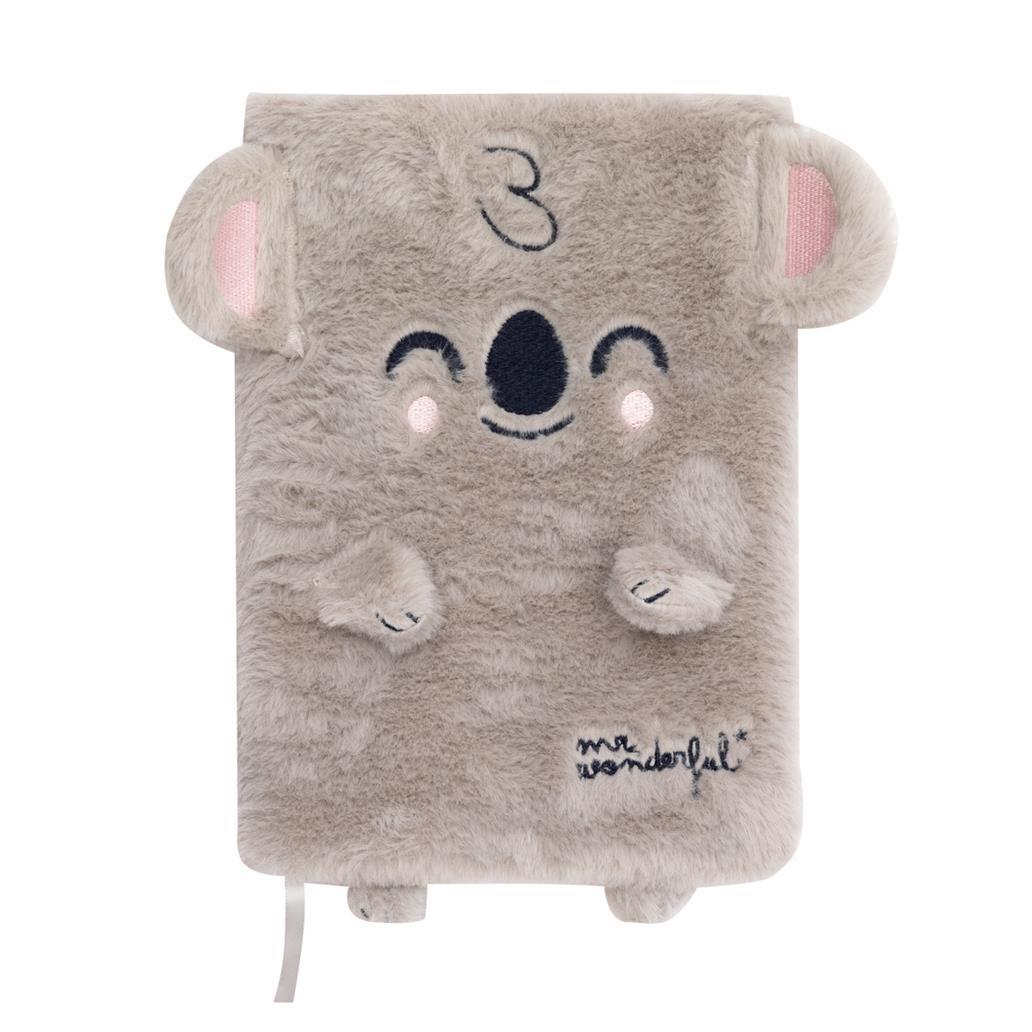 CADERNO A5 PELUCHE COALA MR. WONDERFUL