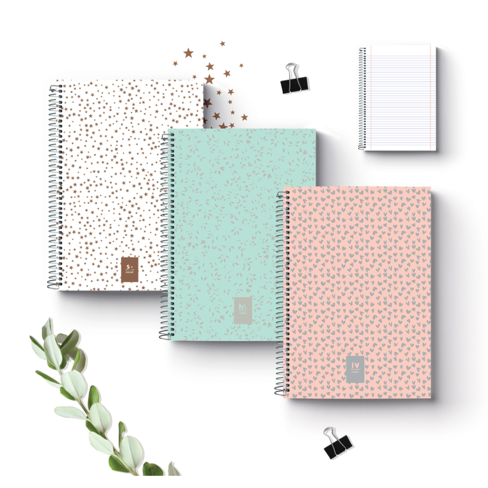 CAD. ESP. CAPA DURA A4 SILVER & COPPER 70G 120FLS PAUT.