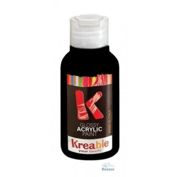 ACRILICO KREA 100ML GLOSSY PRETO 902-024