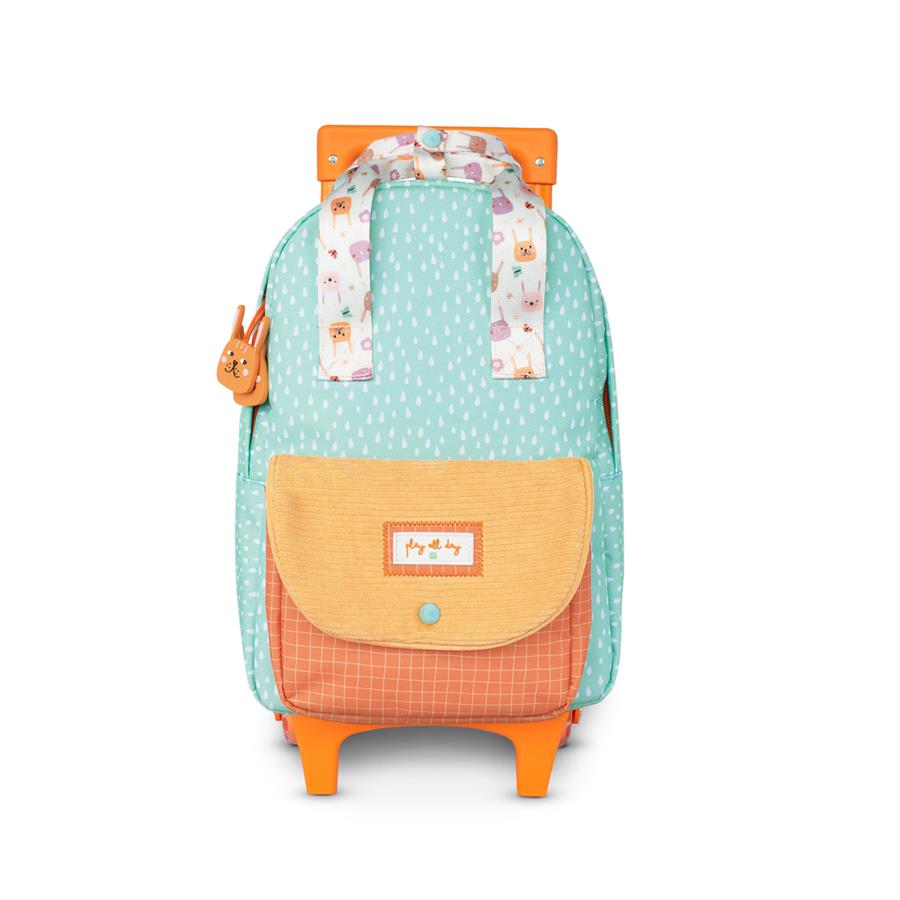MOCHILA ECO PLAYFUL KIDS 33X23X10CM C/TROLLEY