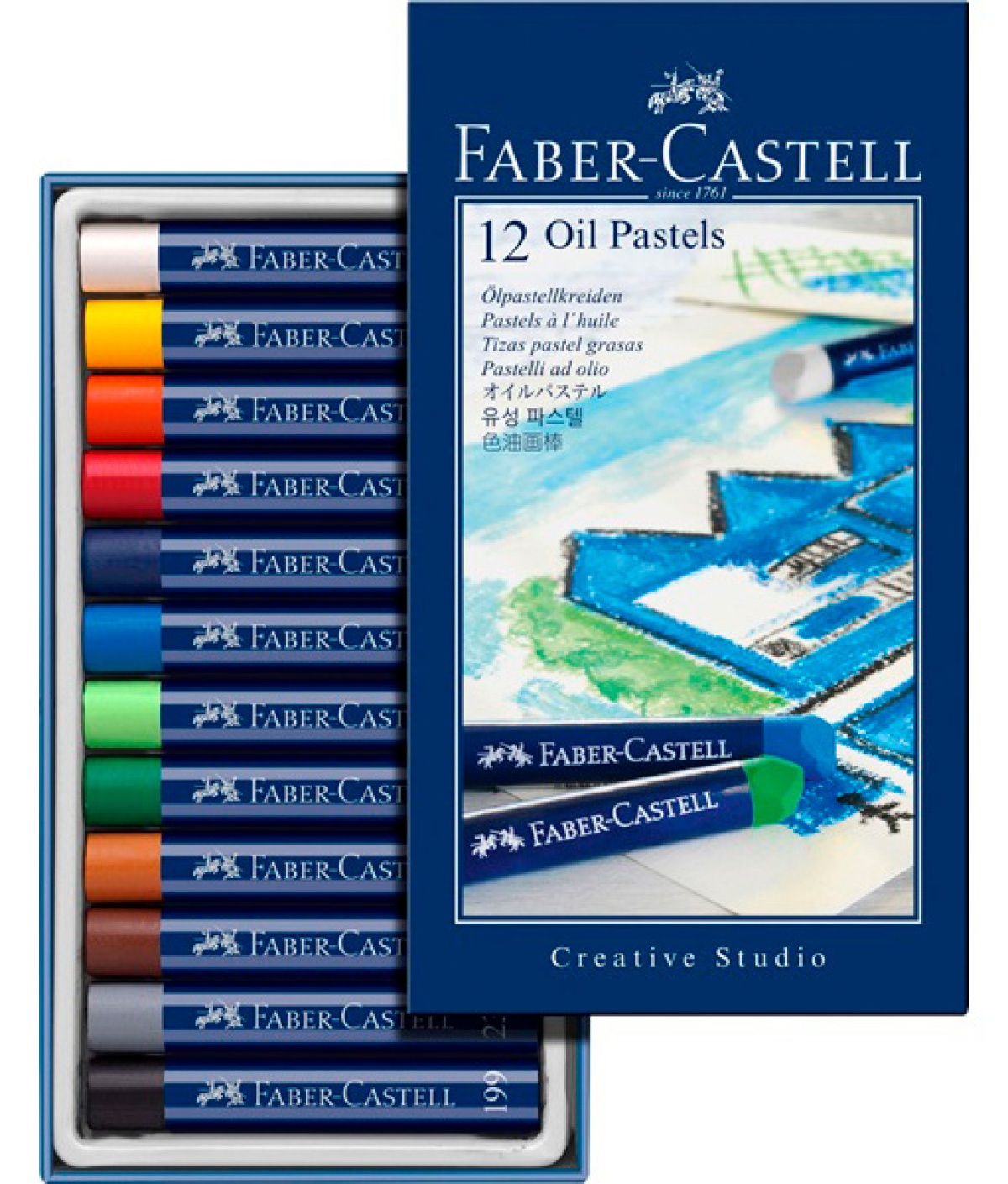 PASTEL A OLEO FABER-CASTELL CREATIVE STUDIO CX/C12
