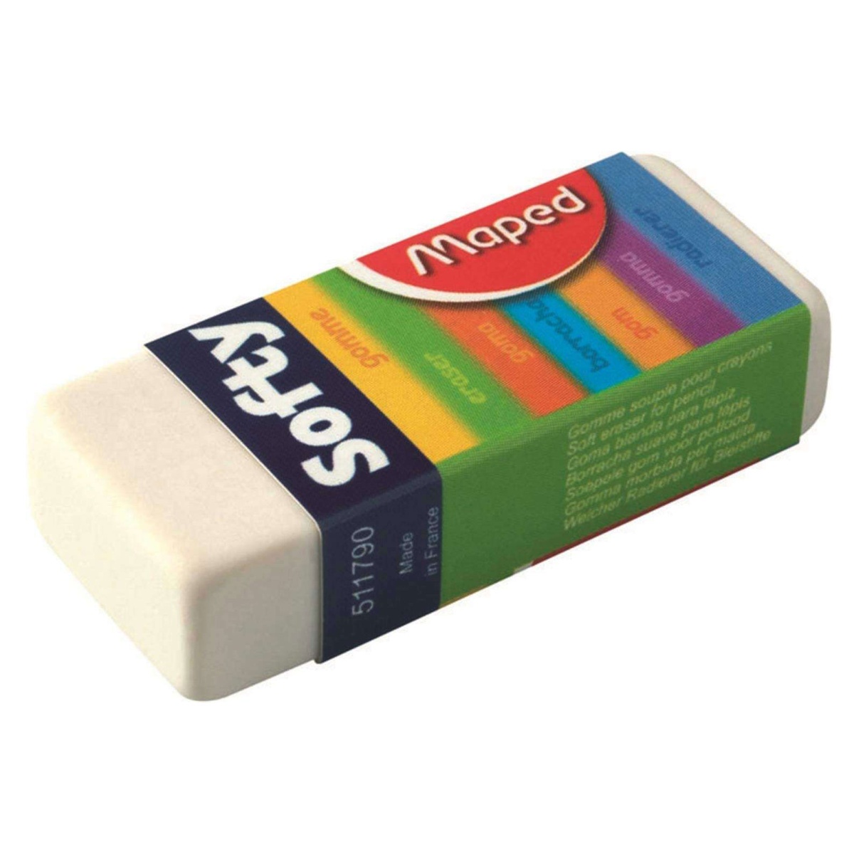 BORRACHA MAPED SOFTY BRANCA – 511790