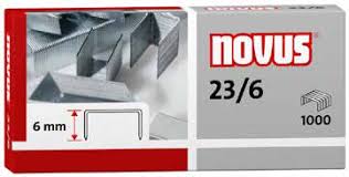 AGRAFE NOVUS 23/6 CX.1 MILHEIRO